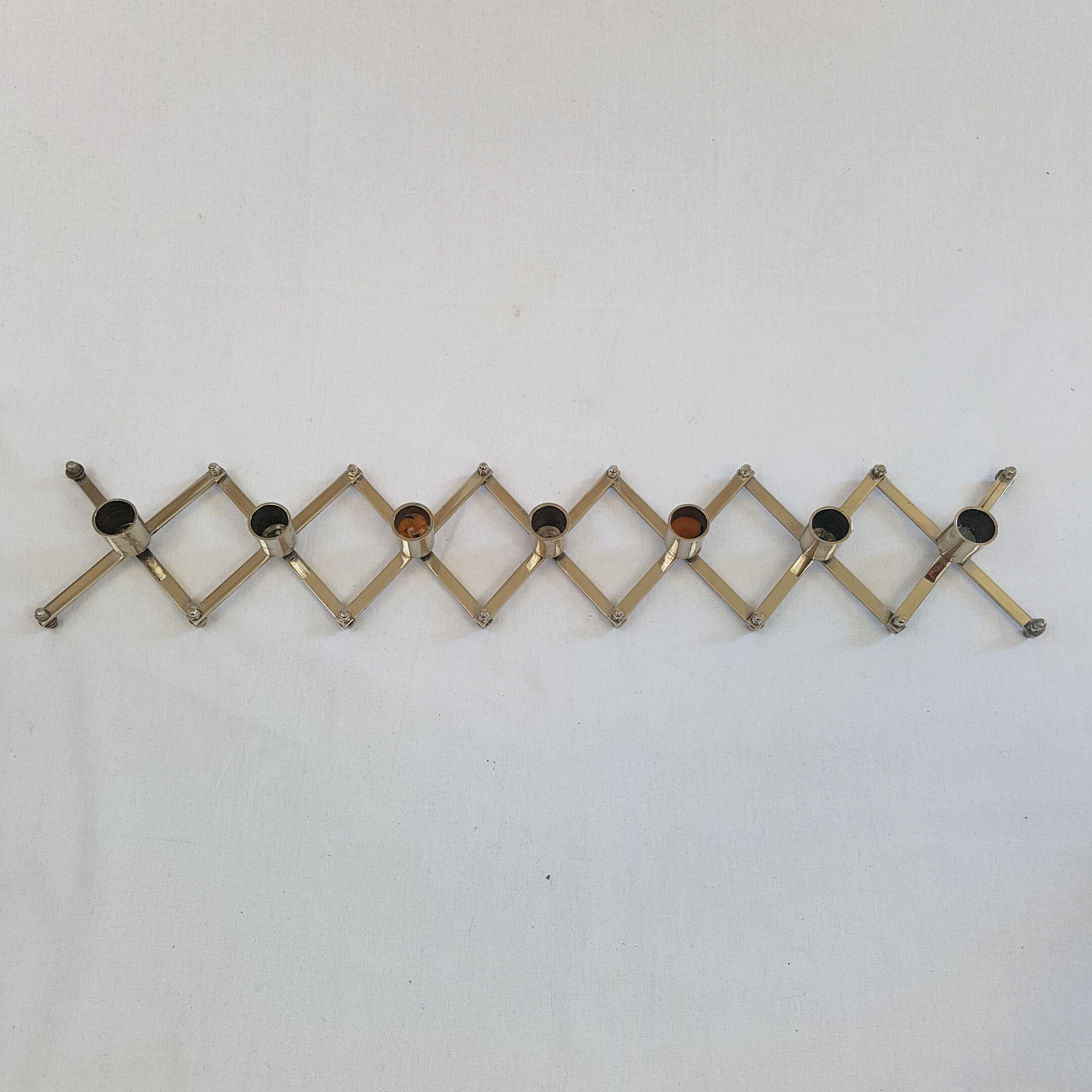 Candlestick accordion chrome 7 lights