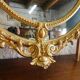 Mirror medallion dore of the 19th century 180x116cm