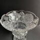 Large bowl on foot – Cut crystal - 20th century