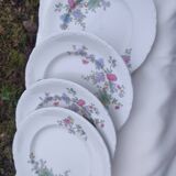 4 dessert plates Pontesa Porcelain Royal of Spain