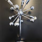 Lampe spoutnik chromée vintage
