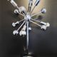 Lampe spoutnik chromée vintage