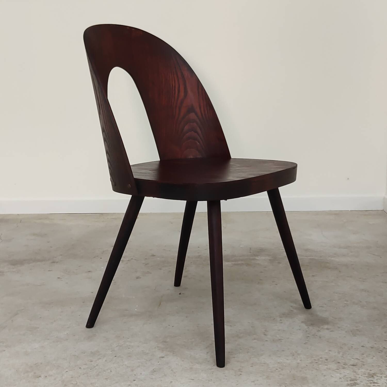 Set of 4 all-wood chairs by Antonin Suman for Tatra Nabytok