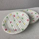Assiettes Salins France Milleraies 60'
