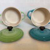 Four mini cocotte ramekins Le Creuset
