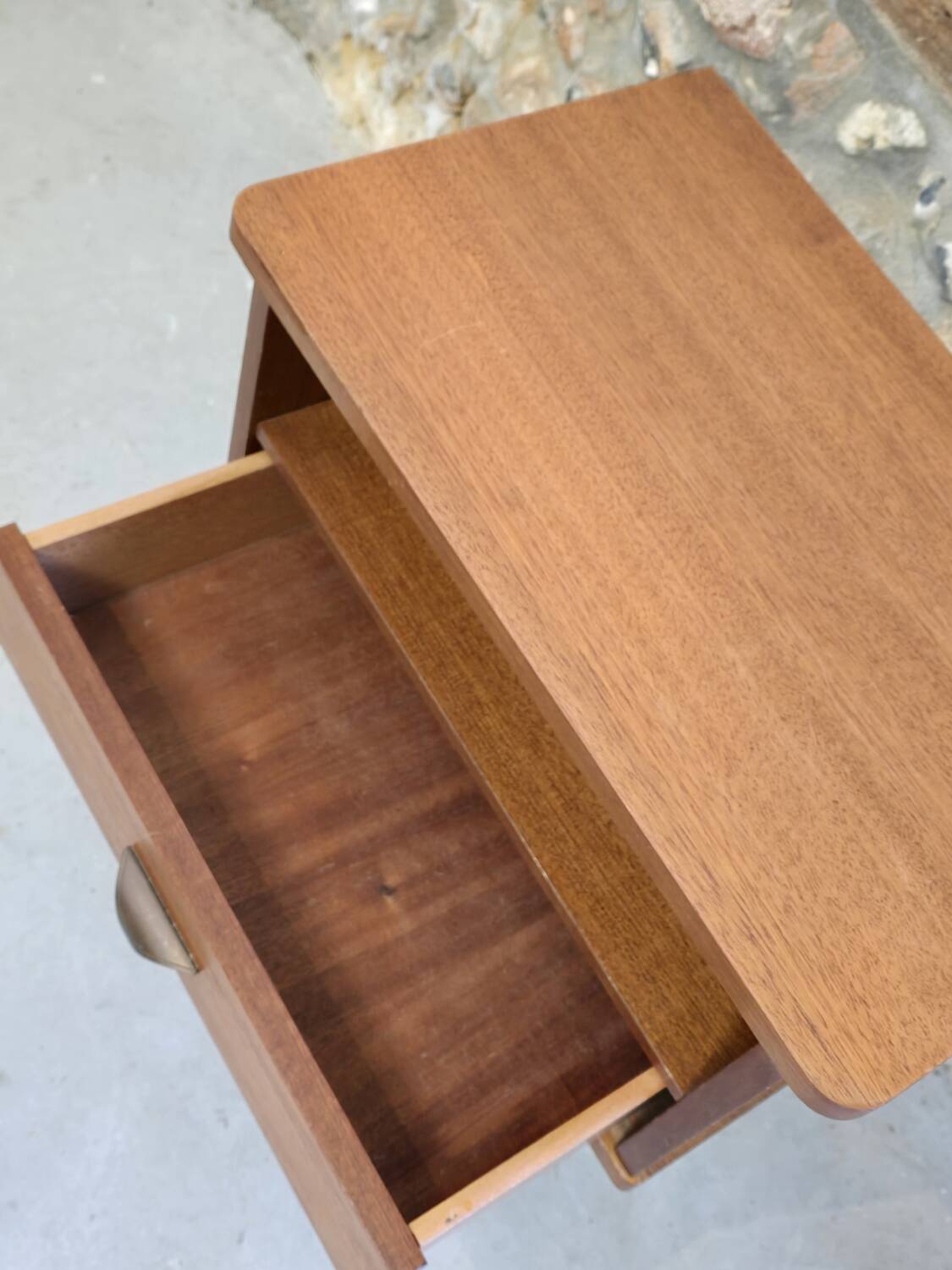 Scandinavian 1960s teak bedside table