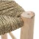 Bathroom and bedroom stool, handmade from wood.