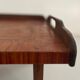 Wooden coffee table with a lovely square pattern, serving tray, 1960s, Germany.