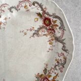 Plat en terre de fer polychrome « Wentworth » Bishop & Stonier