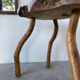 Pair of elm side tables