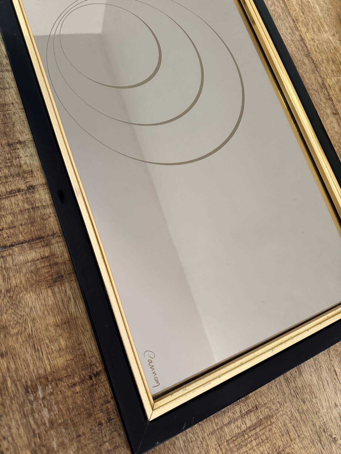 Vintage mirror frame