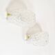 Pair of Murano glass 'bubble' sconces by Hillebrand