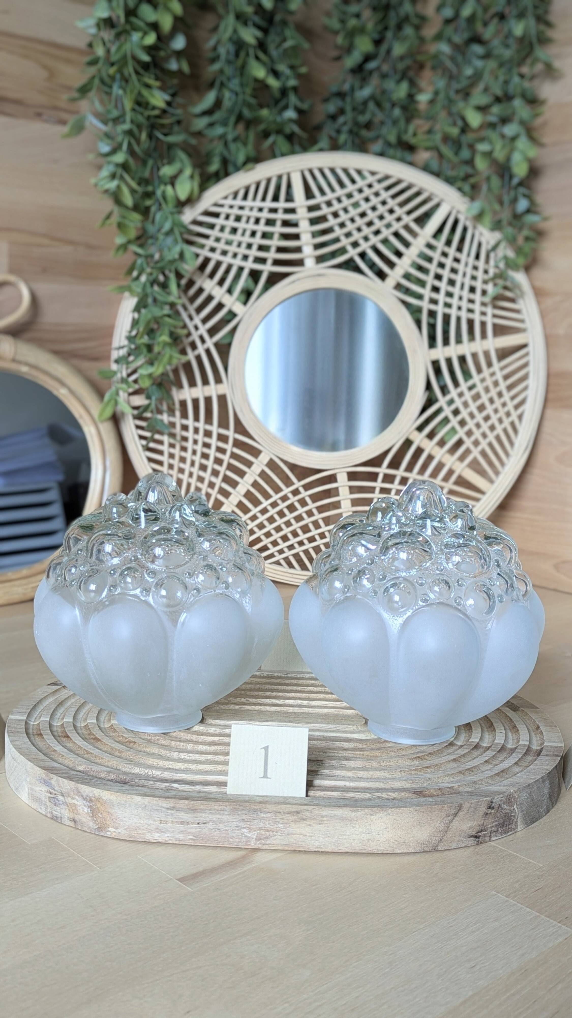 Set of 2 globes by Helena Tynell