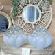 Set of 2 globes by Helena Tynell