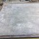 Antique workshop cabinet with sliding doors