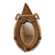 Miroir en corde en forme de collier de cheval attribué à Audoux-Minet