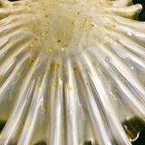 Mazzega gold amber pair of wall light