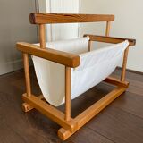 Vintage Scandinavian Sling Magazine Holder by Ate Van Apeldoorn, 1970s