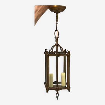 Bronze hanging lantern.