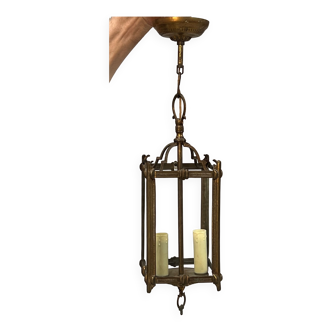 Lanterne suspendue bronze