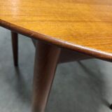 Vintage table with Girsberger teak extension
