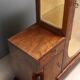 Vintage display cabinet in burl veneer, design, Italy, 1920s-1930s