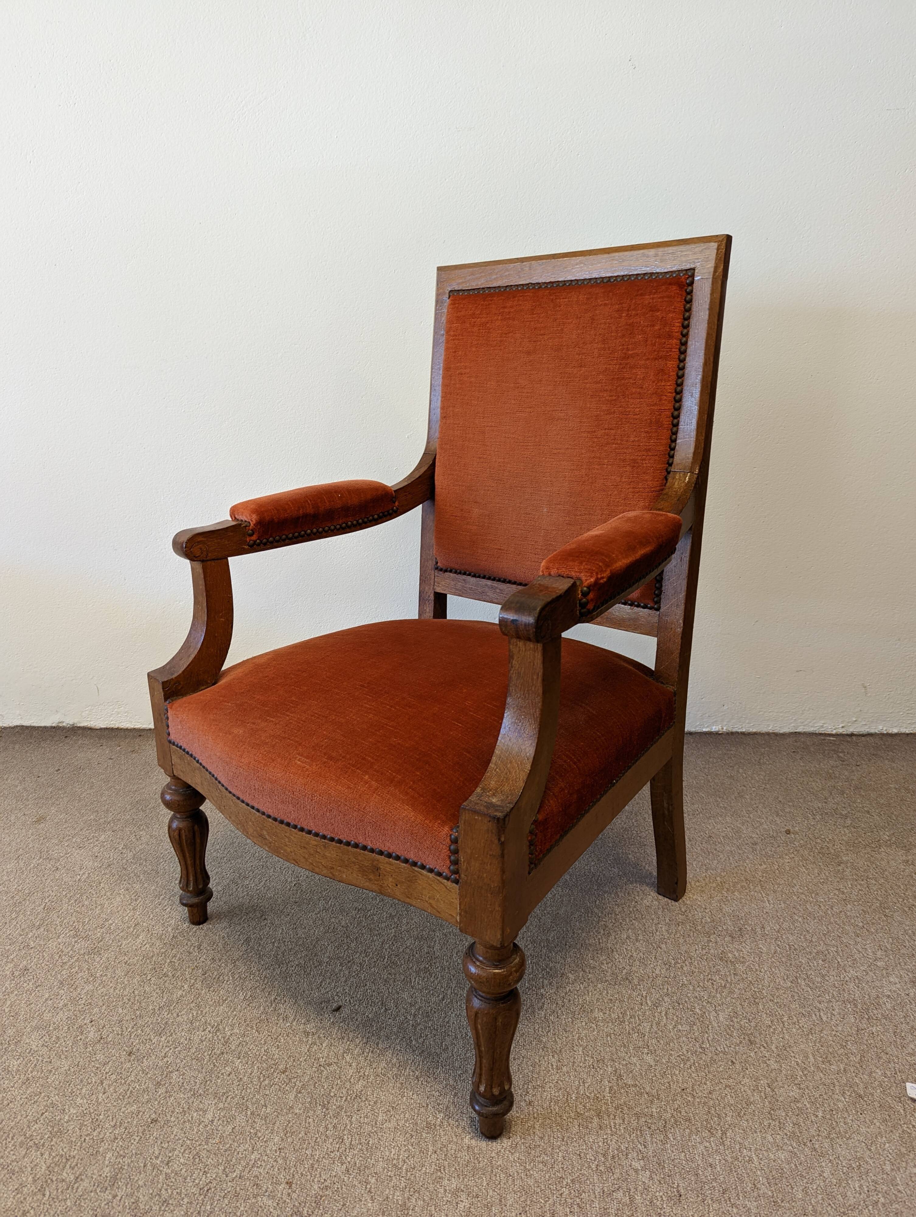 Oak armchair