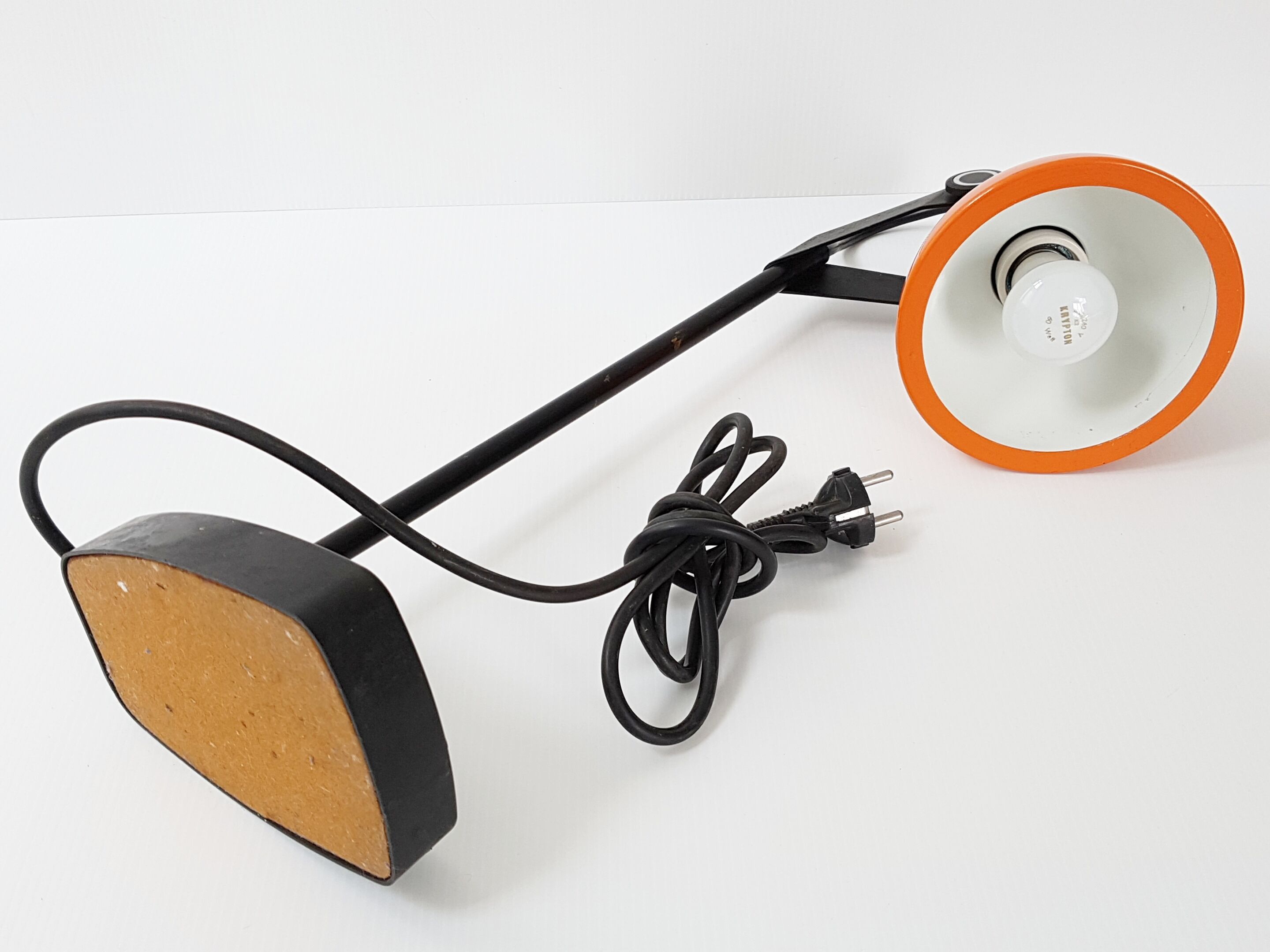 1960 metal table lamp