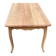 Table à manger de ferme chic extensible décapée en merisier massif Louis XV