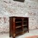Low showcase in rosewood veneer of the regency xviii th century
