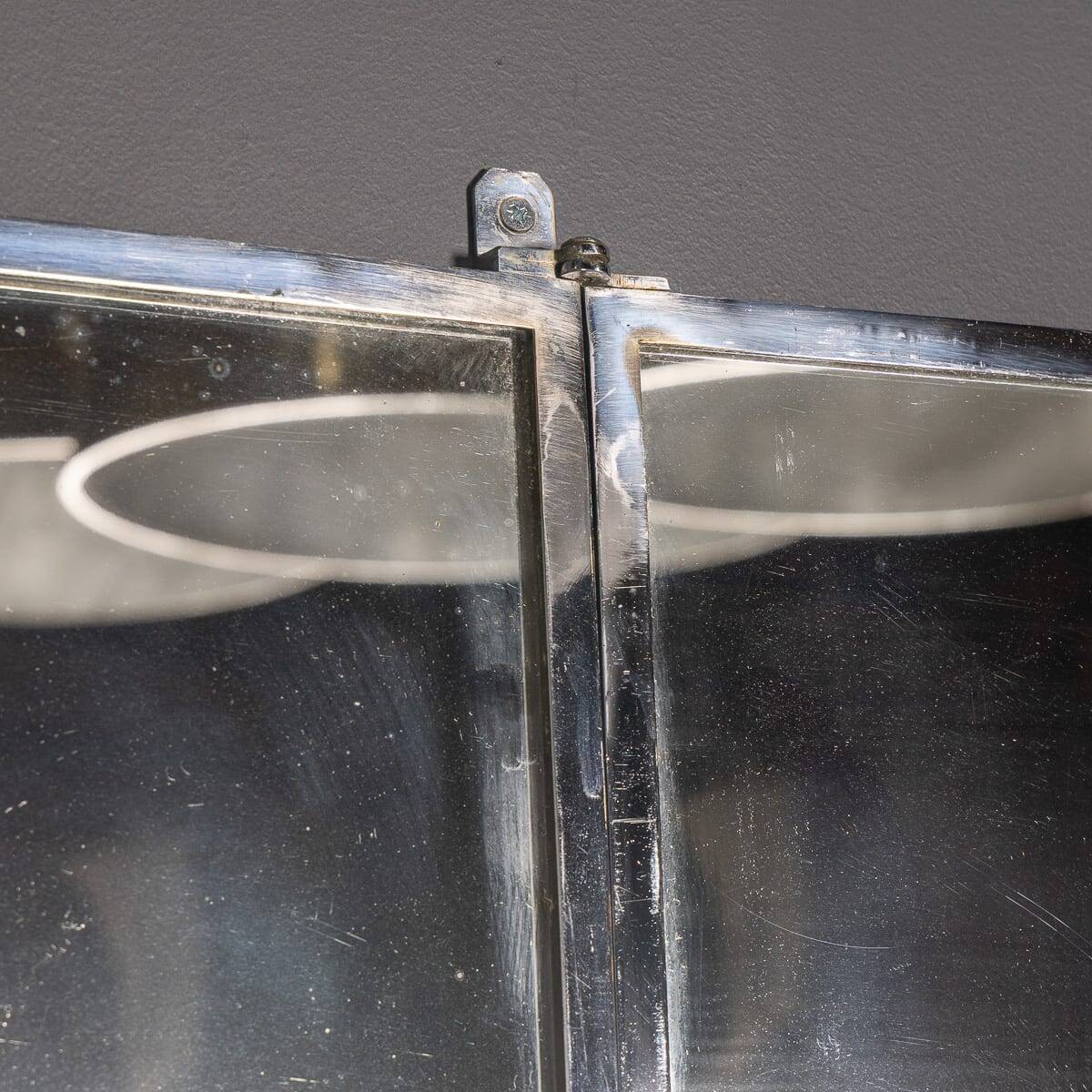 Vintage 20thc italian wall mounted mirror, milan c.1950