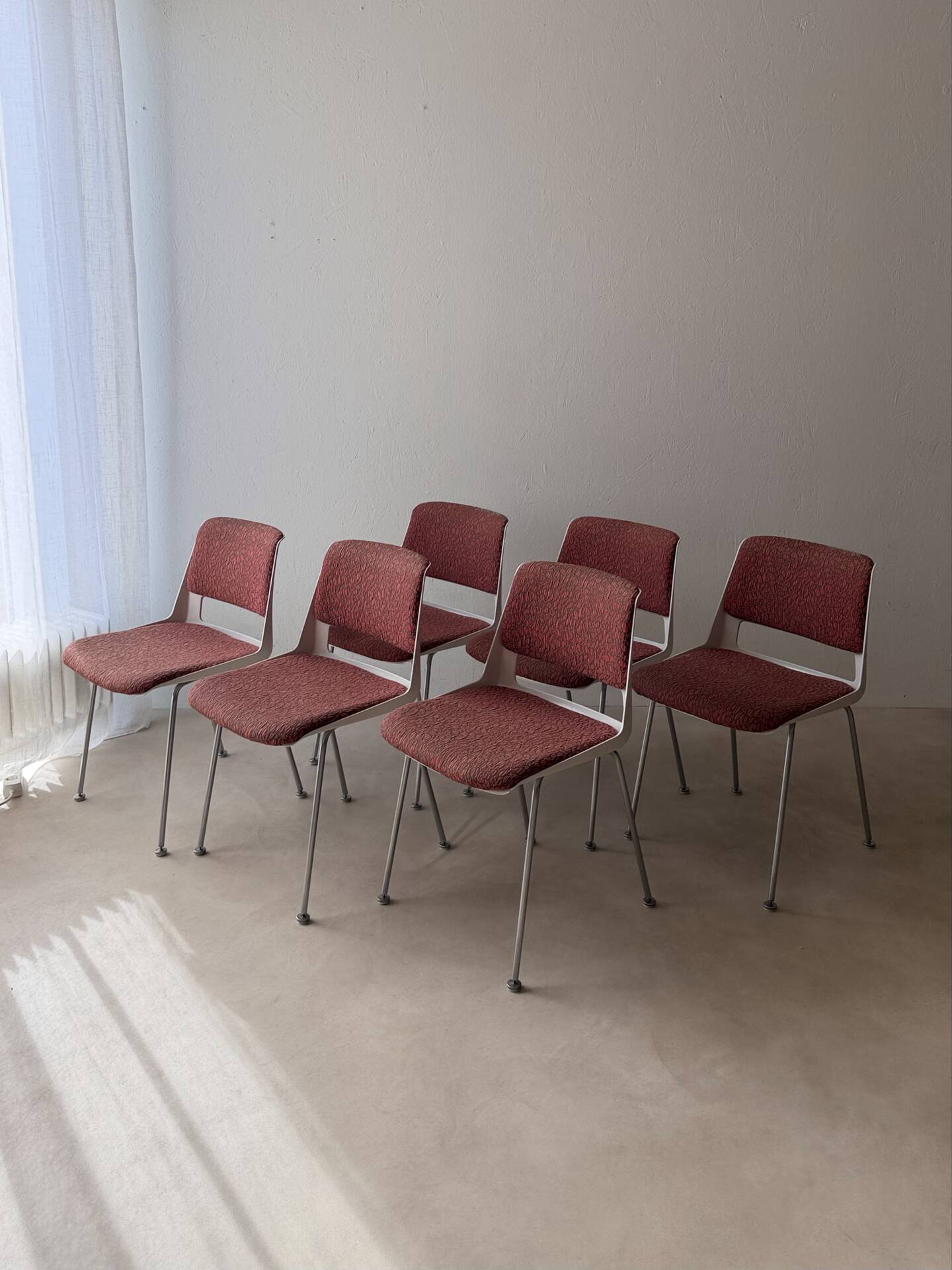 Gispen 2215 dining chairs André Cordemeyer set of six