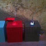 Series of three Japanese hanging lamps