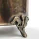 Art Nouveau sugar bowl, silver-plated brass, Hungary, early 20th century