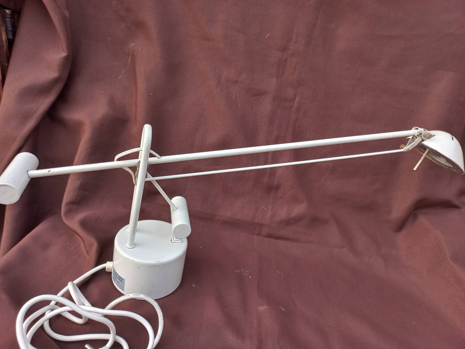 Starmat lamp with counterpoid vintage 80s