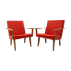 Fauteuils du milieu du siècle par Tatra nábytok années 1960, Tchécoslovaquie