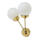 Space age sputnik brass wall lamps - 1970s, more pieces available