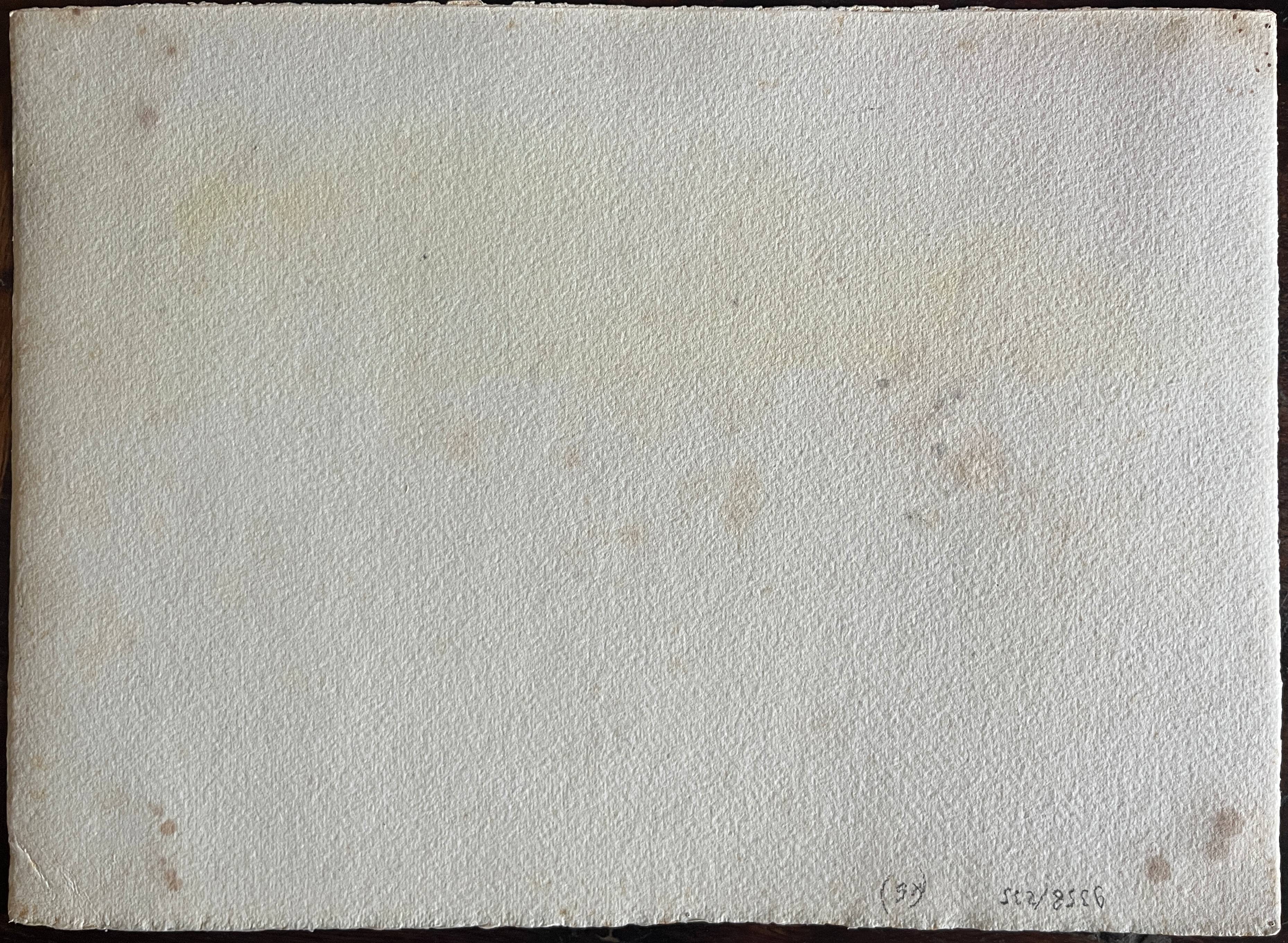 Watercolor painting G. GIRARDOT (1856-1914) Meadow at Frasne (Doubs) dated 190