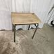 Bureau d'écolier 1960 avec casier