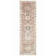 1970s Turkish Hand-Knotted Wool Cotton Pink Runner Rug 104x361