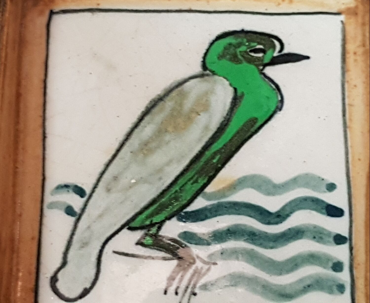 Empty vintage pocket Greber