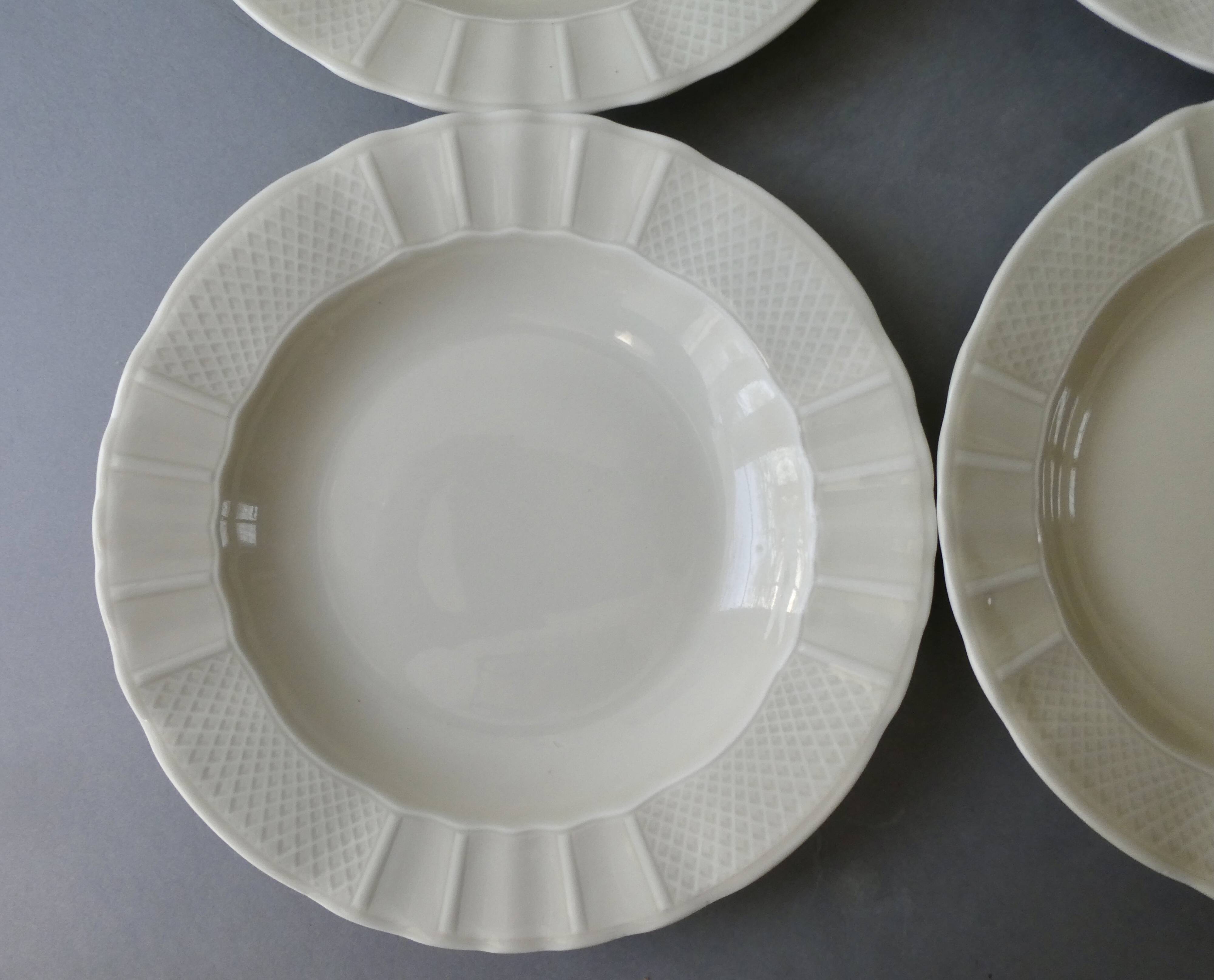 4 soup plates Bernardaud B&Co Limoges France