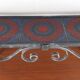 Wrought iron and ceramic shelf – Germany, 1970s