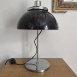 Space age mushroom lamp smoked plexiglass