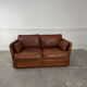 1980s two-seater leather sofa