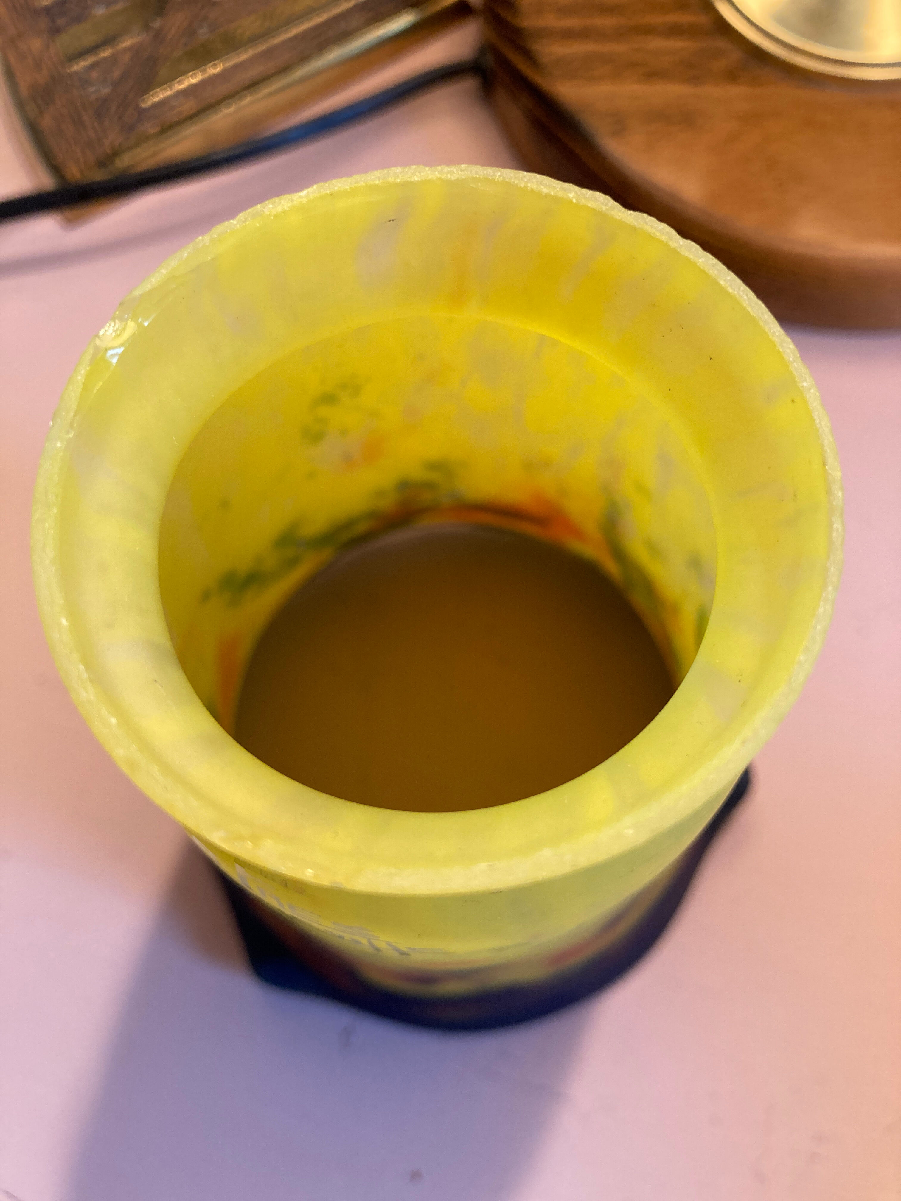 Tulip art deco by Muller Brother Lunéville