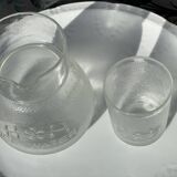 Decanter and matching glass