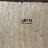 Vintage Scandinavian rosewood bookcase by Brouer, 1960s