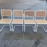 Set of 4 Cesca Model chairs by Marcel Breuer