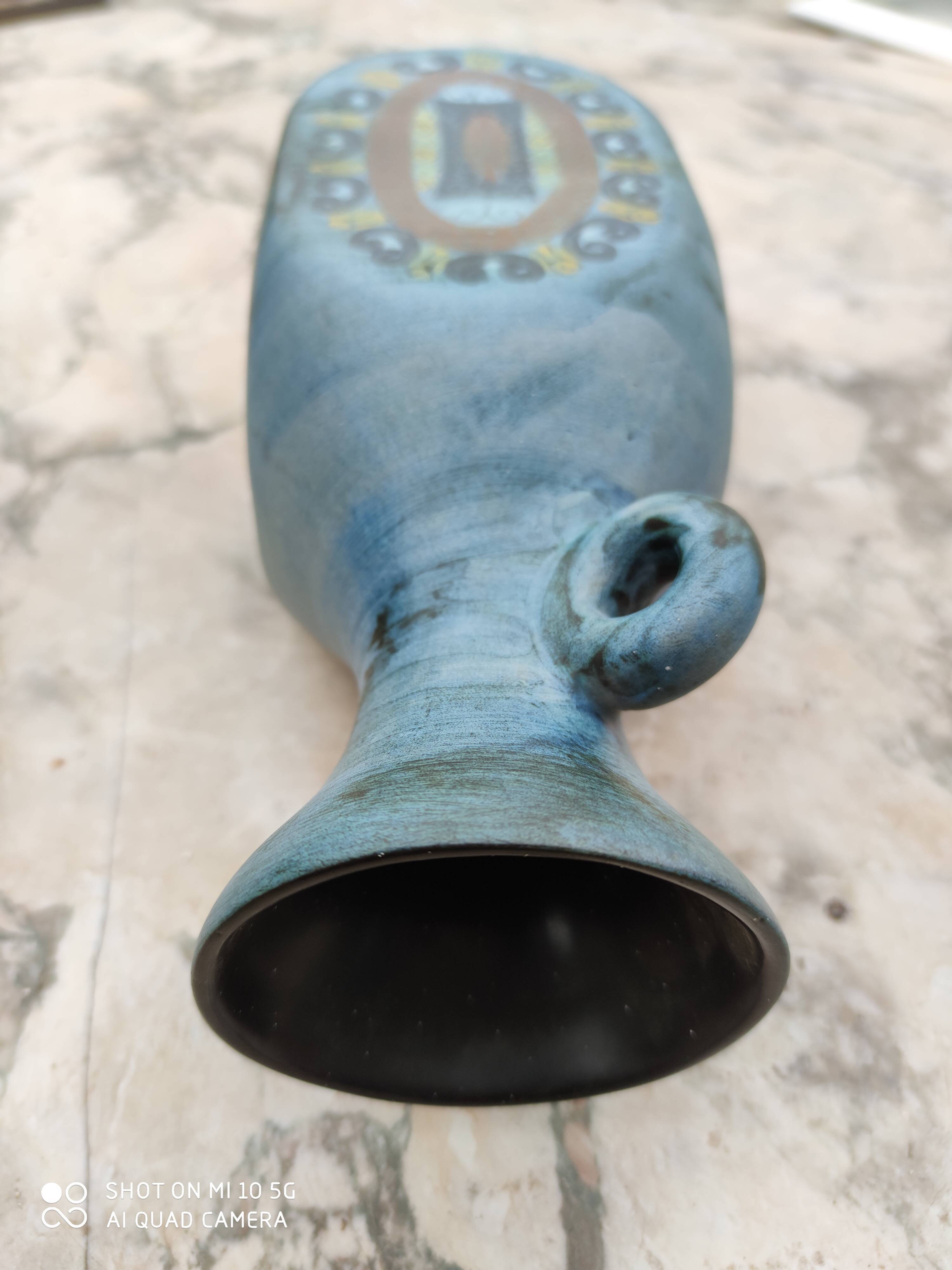 Ceramic vase by Jean de Lespinasse in 1954
